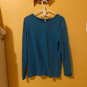 Large turquoise Sweatshirt